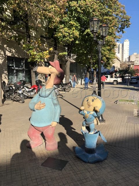 Paseo de las historietas San Telmo Buenos Aires