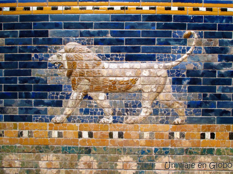 Mozaico Babilonia Interior Museo del Pérgamo Berlin