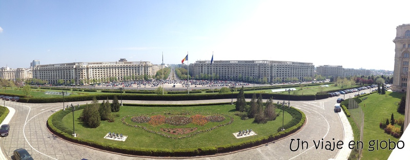 Bucarest vistas desde el parlamento 
