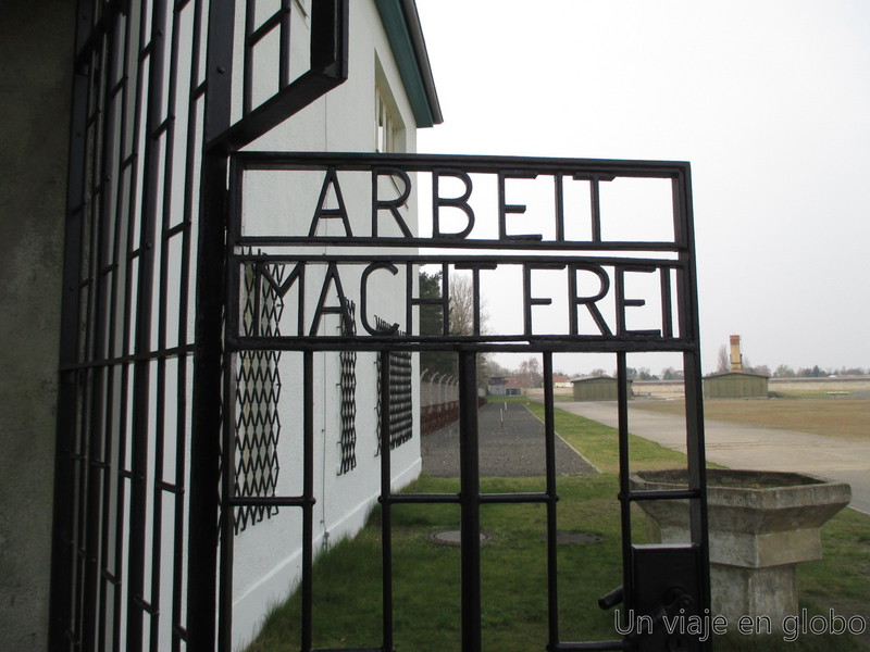 Entrada Campo de concentración de Sachsenhausen
