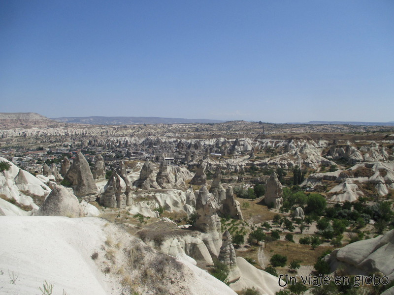 Vistas chimeneas de las hadas