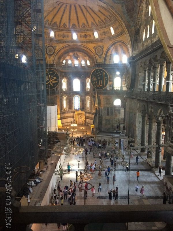 Interior Santa Sofia Estambul