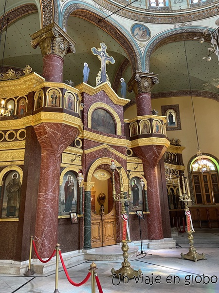 Interior Iglesia Griega de San Jorge