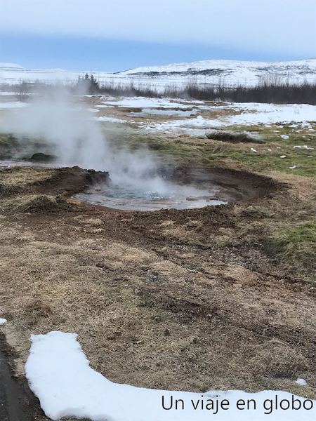 Fumarolas en Geysir