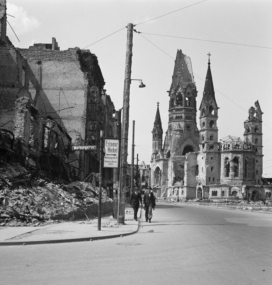 Kaiser Wilhelm Memorial Church Berlin 1945