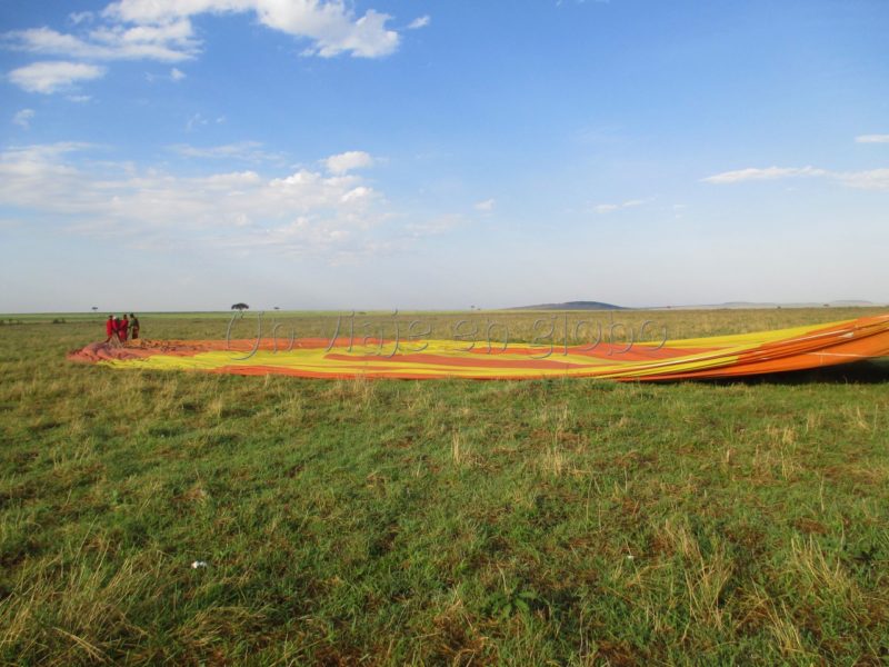 Descenso globo masai mara