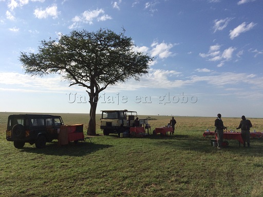 Un viaje en globo Masai Mara