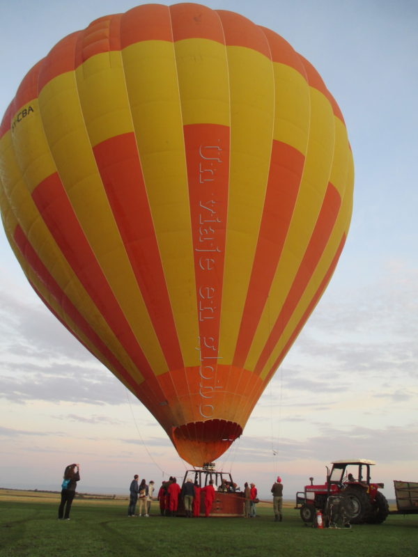 Un viaje en globo Masai Mara