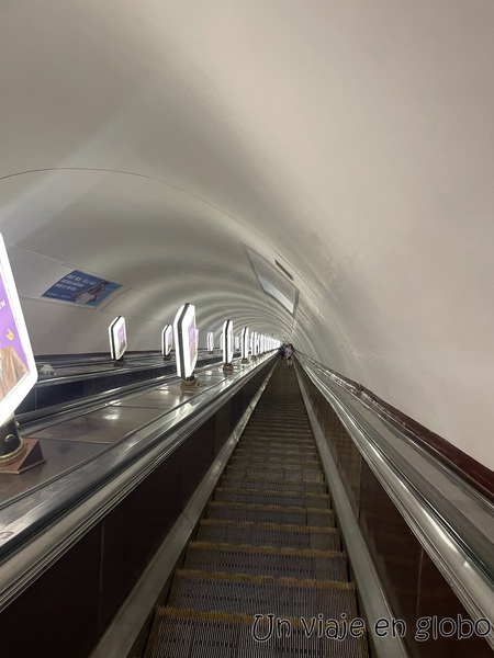 Escalera metro Kiev