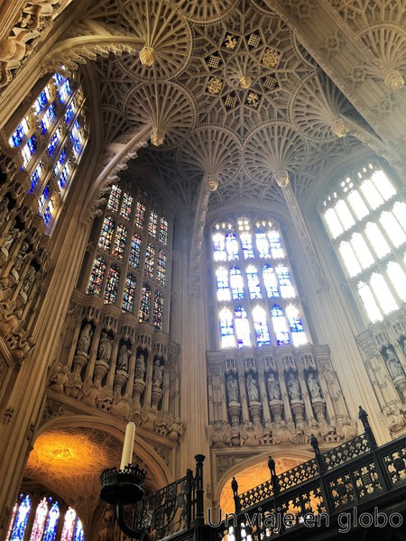 Interior St George 's Chapel (Capilla de San Jorge) Castillo de Windsor