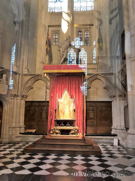 Sillón de coronación Londres