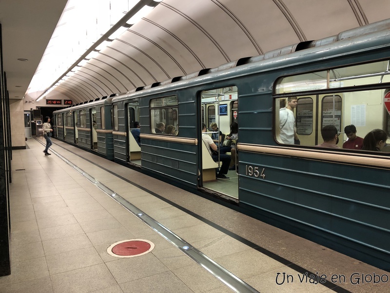 Vagón tren Metro de Moscú