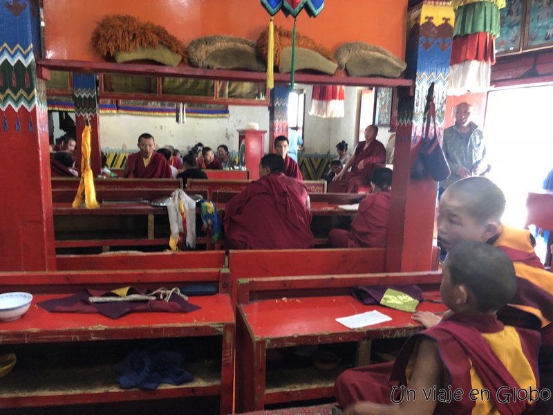 Interior Escuela Budismo Monasterio de Erdene Zuu