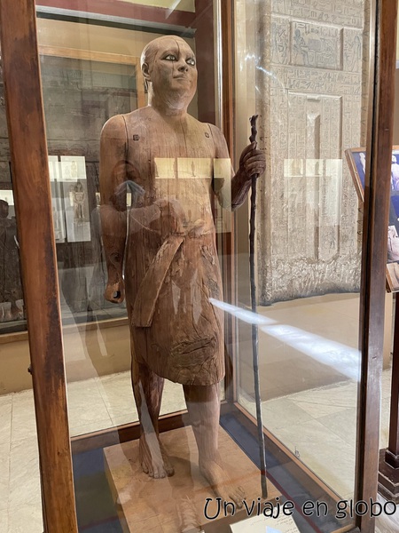 Talla de madera de Ka Aper, museo Egipcio de El Cairo