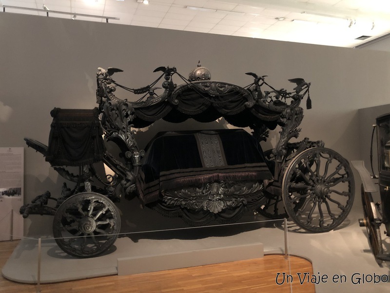 Carruaje fúnebre de la emperatriz Isabel Museo del carruaje Imperial de Viena