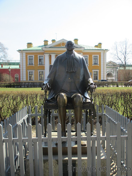 Estatua Pedro el Grande, Fortaleza de San Pedro y San Pablo