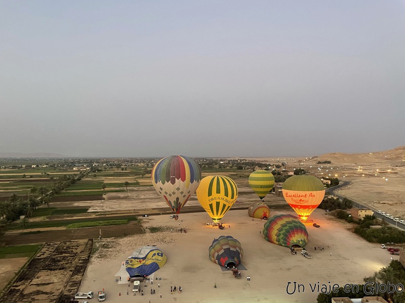 Viaje en globo en Luxor, un imprescindible que hacer en Egipto. 