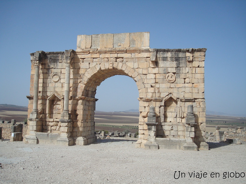 Arco del Triunfo Volubilis Marruecos