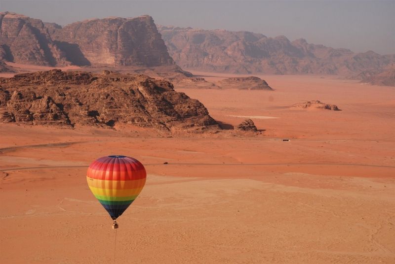 Viaje en globo en Jordania