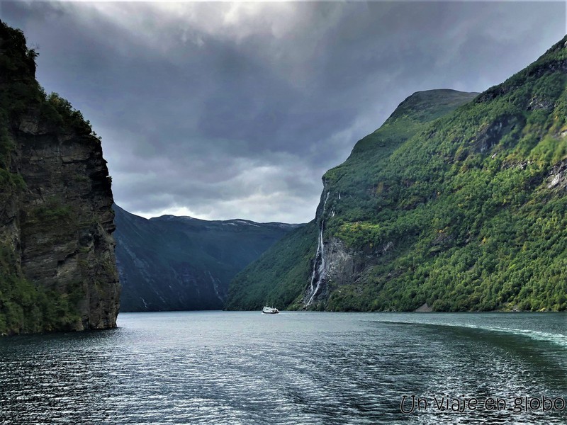 Geiranger y fiordo Sunnylvsfjorden