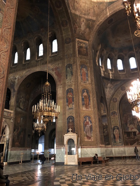 Vista Interior catedral de Alexander Nevsky